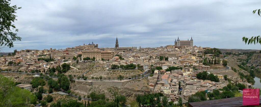 A Panoramic View Of Toledo, Spain