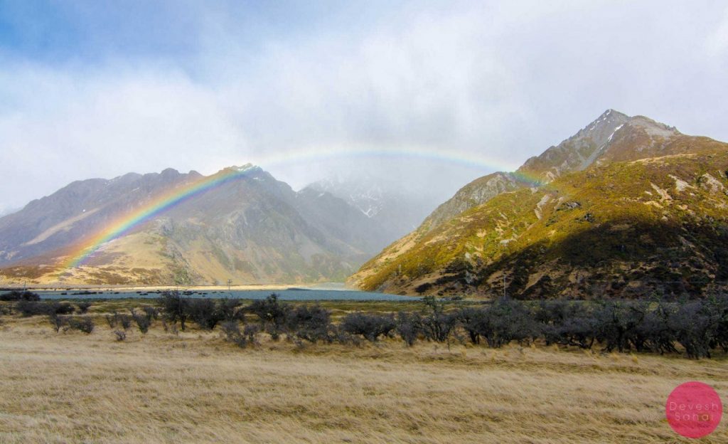 A rainbow in all its glory