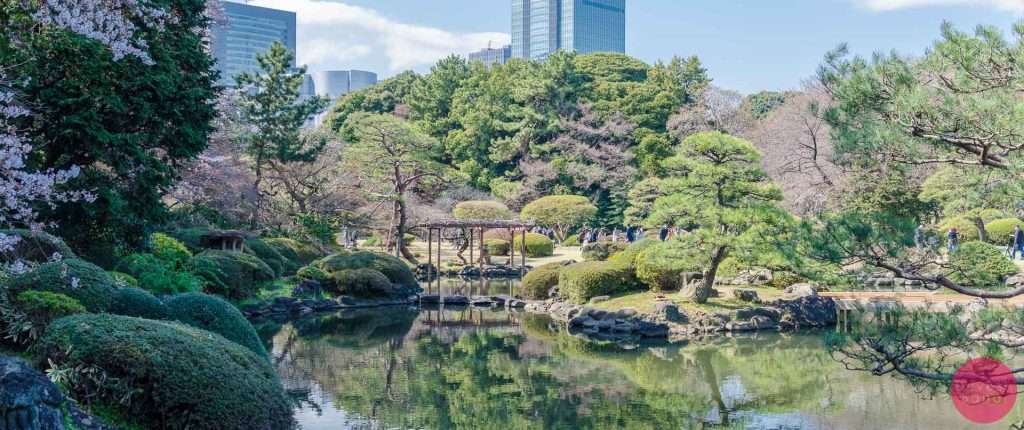 The Japanese Garden in Shinjuku Gyoen