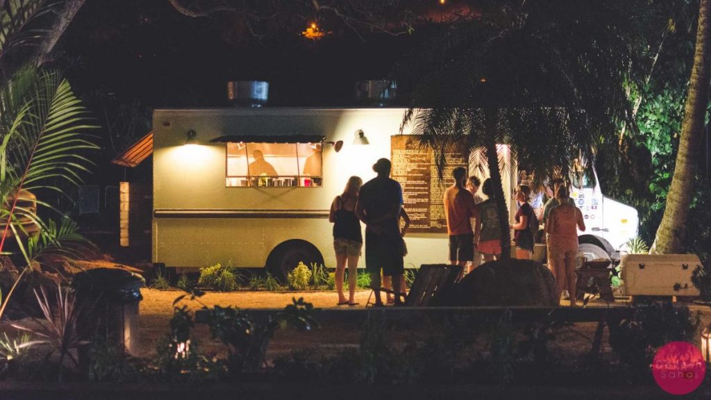 The Elephant Thai food truck at Shark's Cove