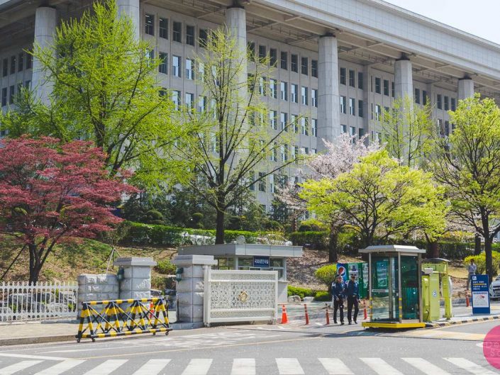 spring season national assembly building seoul