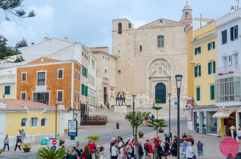 plaza espana mahon menorca