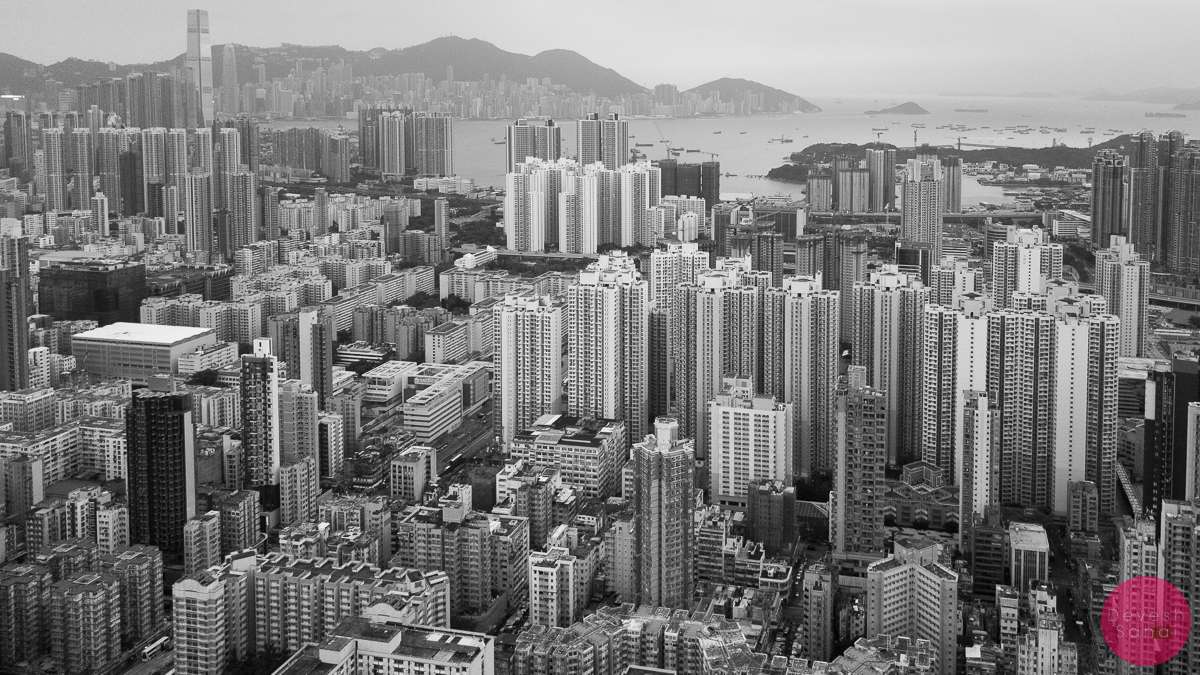 hong kong kowloon aerial photo