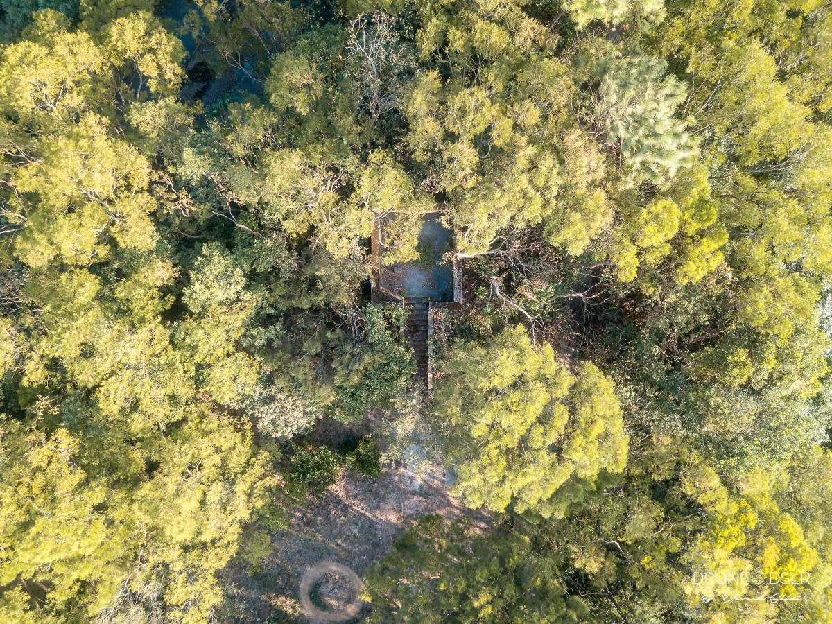 Pinewood Battery - A Historical Landmark Near Victoria Peak | Drone & DSLR