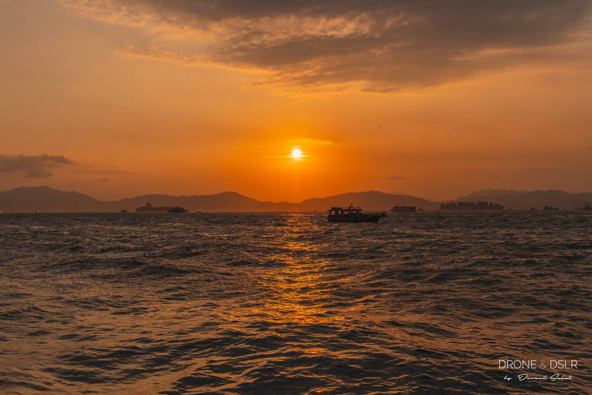 Sunset at Instagram Pier, Hong Kong